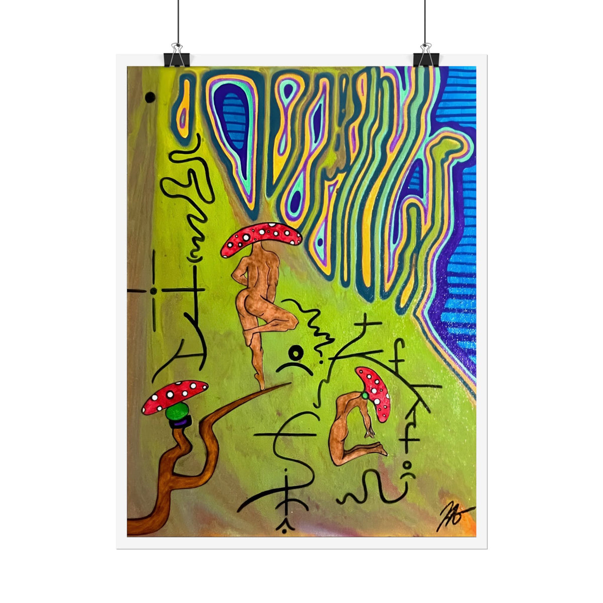 ‘Paradise Falls’ 12x16 Poster