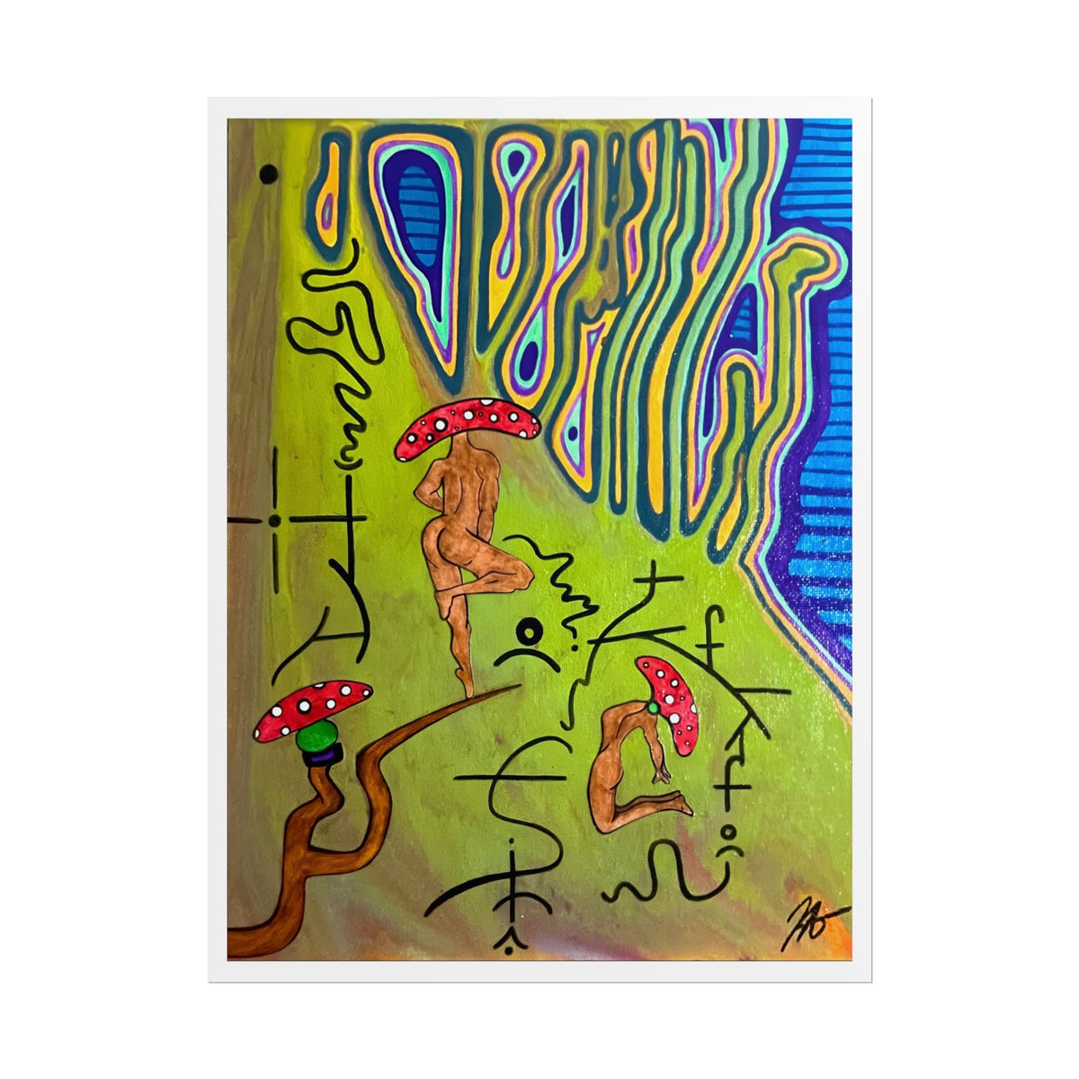 ‘Paradise Falls’ 12x16 Poster
